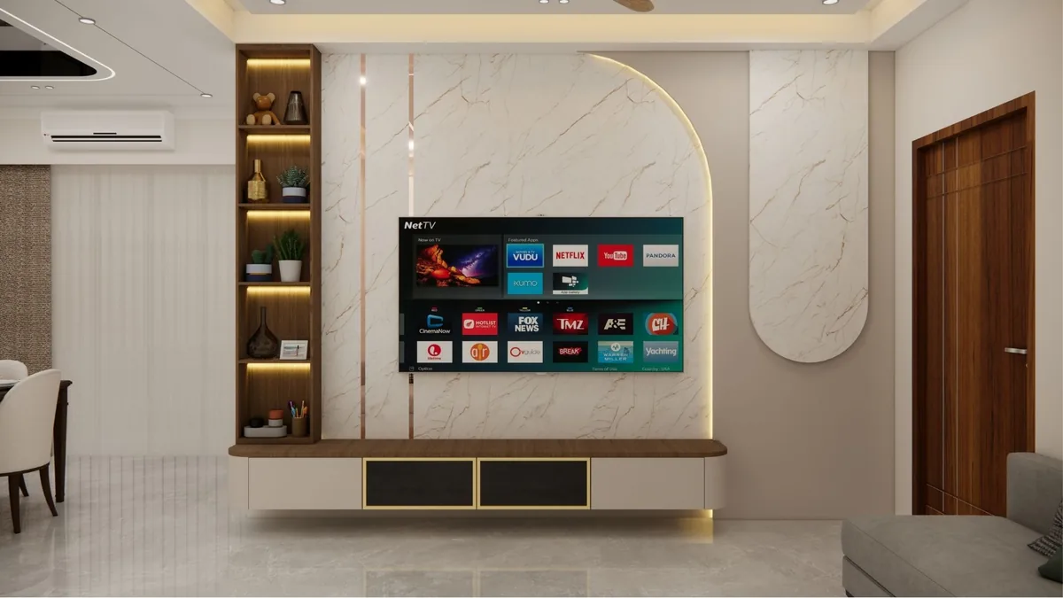 TV Unit Feature Wall Hyderabad